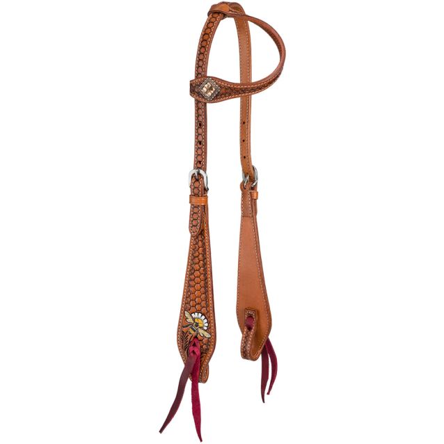 Silver Royal Bee Ear Headstall