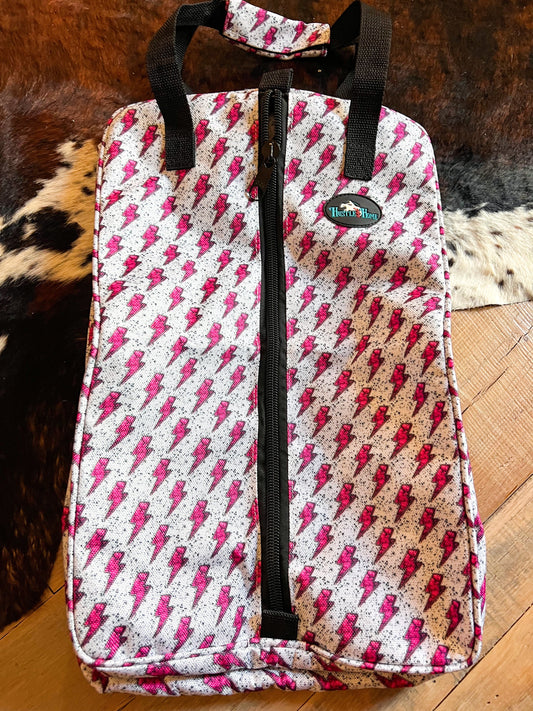 Pink Bolt Luxury Tack Bag
