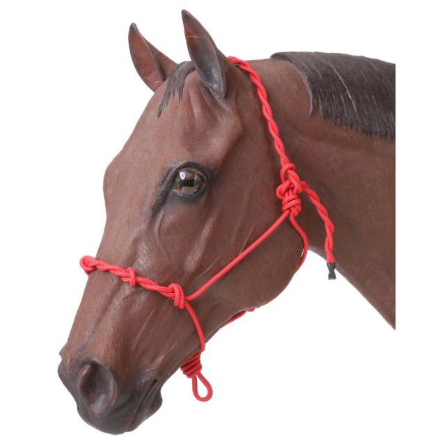 Poly Rope Halter W/Knots - Full Size