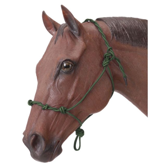 Poly Rope Halter W/Knots - Full Size