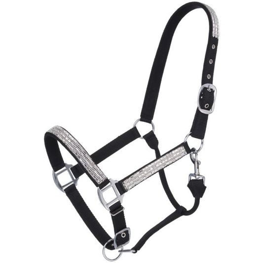 Tough-1 Nylon Horse Halter with Crystals