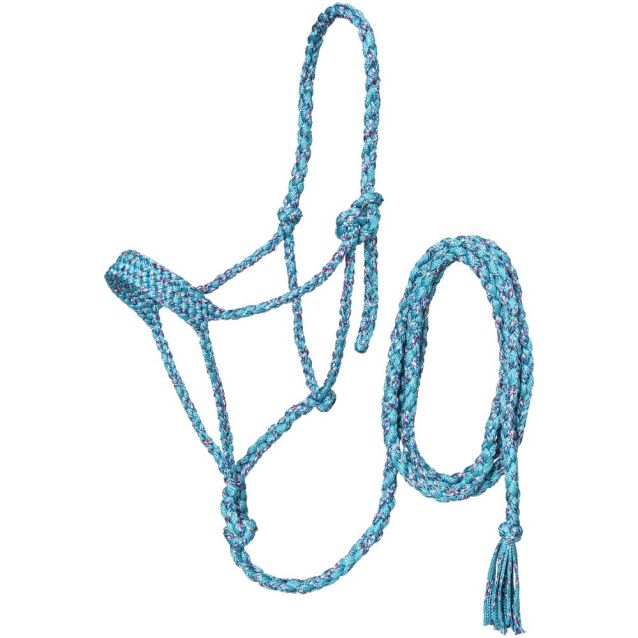 Tough-1 Premium Mule Tape Halter with Lead Funfetti