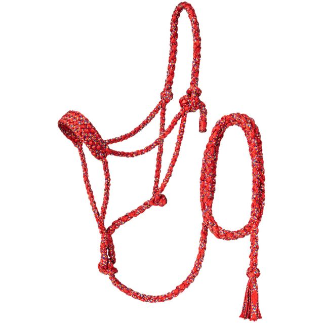 Tough-1 Premium Mule Tape Halter with Lead Funfetti