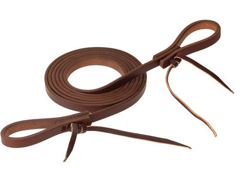 ProTack® Heavy Harness Roper Rein, Scissor Snap, Water Loop with Tie Laces