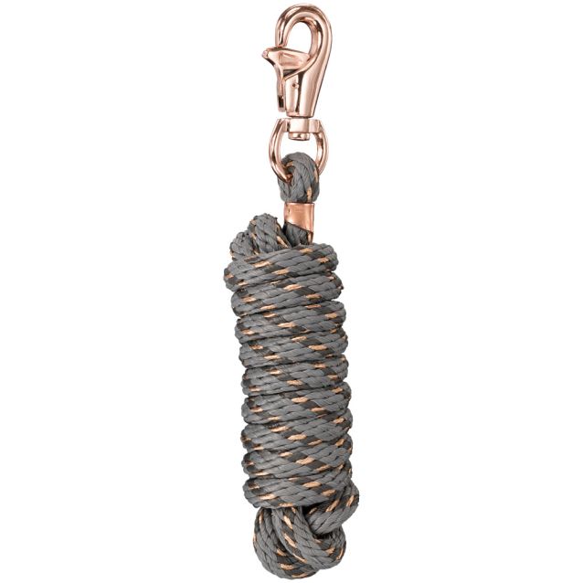 Tough-1 Poly Lead Rope with Rose Gold Triggerbull Snap
