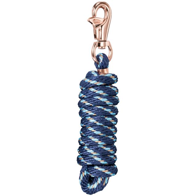 Tough-1 Poly Lead Rope with Rose Gold Triggerbull Snap