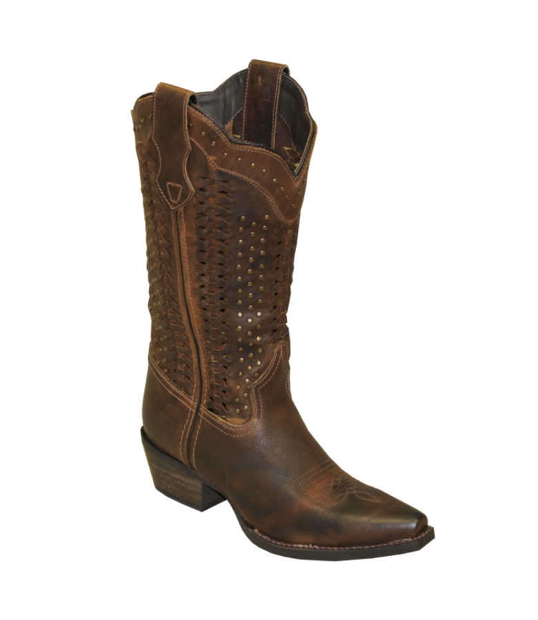 Ladies Abilene 12″ Rawhide Snip Toe Boot