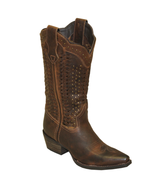 Ladies Abilene 12″ Rawhide Snip Toe Boot
