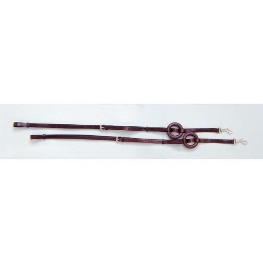 Tough1 German-Style Leather Side Reins