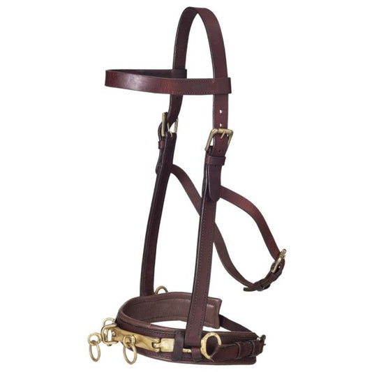 Tough-1 Leather Lunge Cavesson