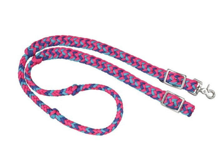 Tough-1 Mini Deluxe Knotted Cord Roping Reins