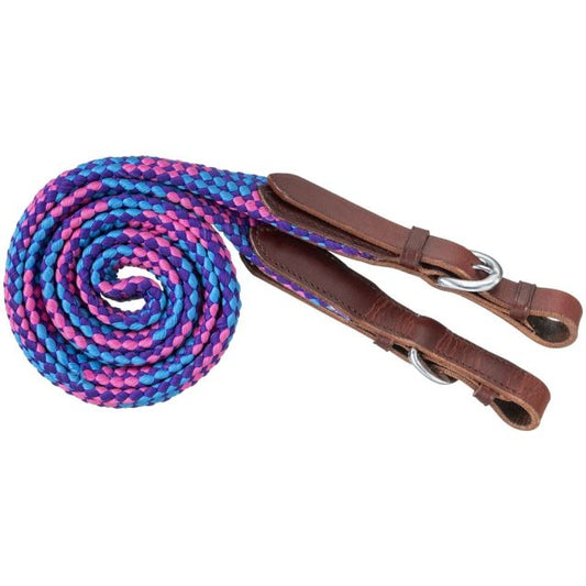 Tough-1 5ft Flat Braided Trail Reins