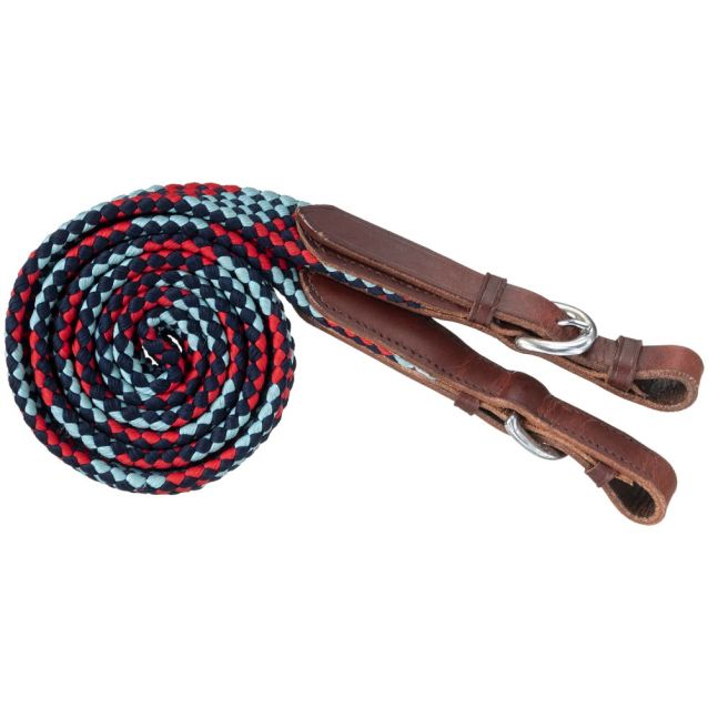 Tough-1 5ft Flat Braided Trail Reins