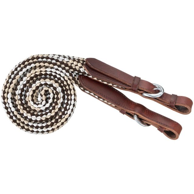 Tough-1 5ft Flat Braided Trail Reins