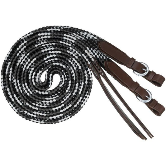 Tough-1 Flat Braided Split Reins