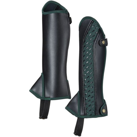 Equitare Kids Half Chaps with Horse Motif