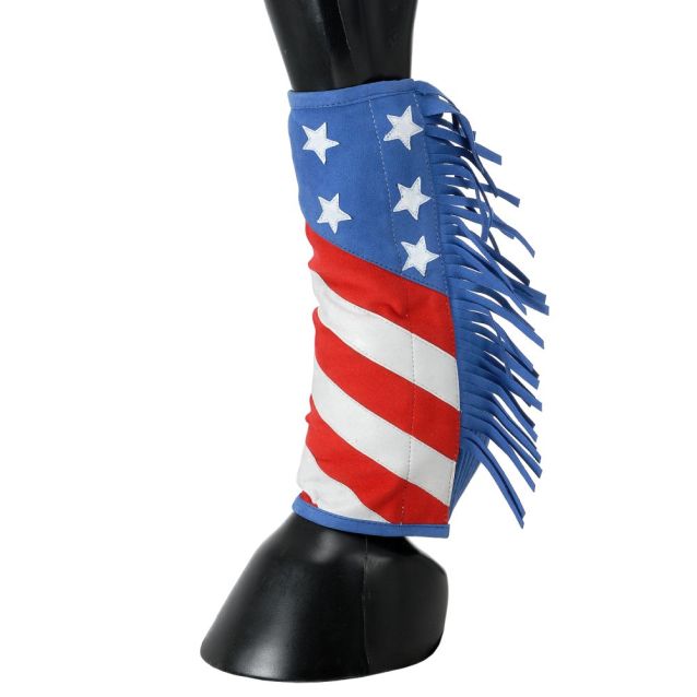 Flag Horse Leg Covers