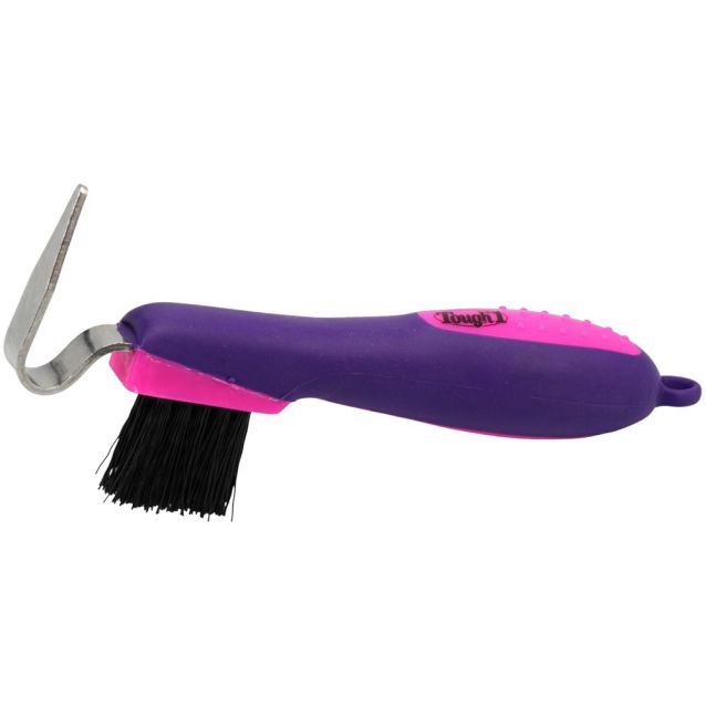 Tough-1 Great Grips Hoof Pick with Brush