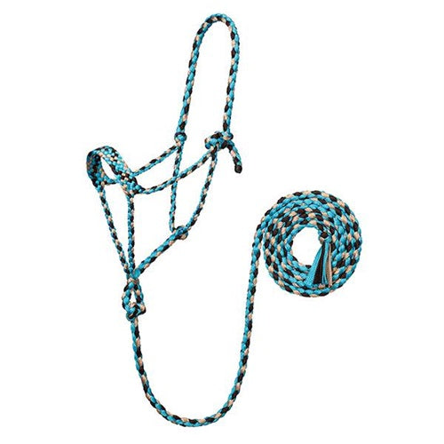 Weaver Braided  Mule Tape Halter with 6' Lead