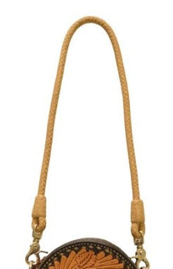Hand braided strap (CLUTCH (22")& SHOULDER (38") LENGTHS! )