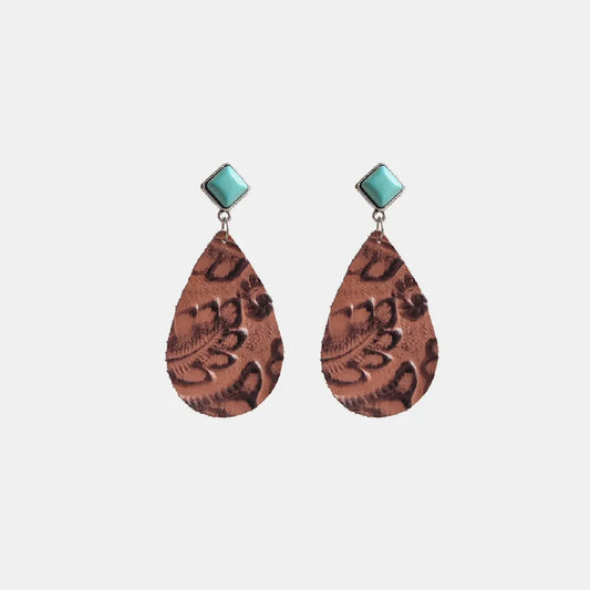 Turquoise Teardrop Earrings - 5 Styles