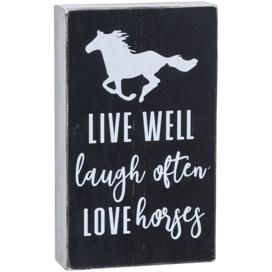 Love Horse Sign
