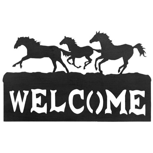 Horses Welcome Plaque