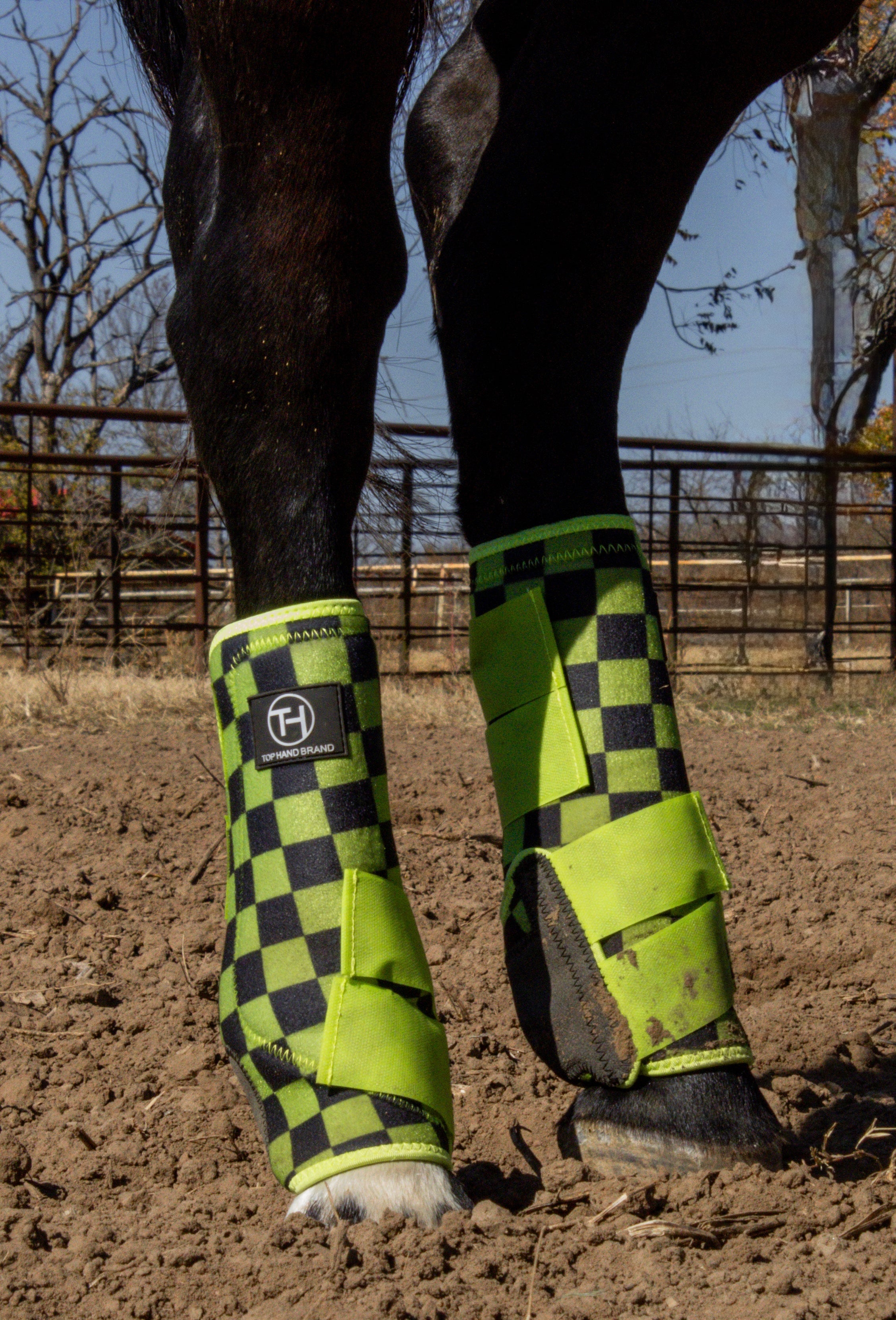 Lime/Black Checkered Sport Boots – Lazy B Western Wear & Tack