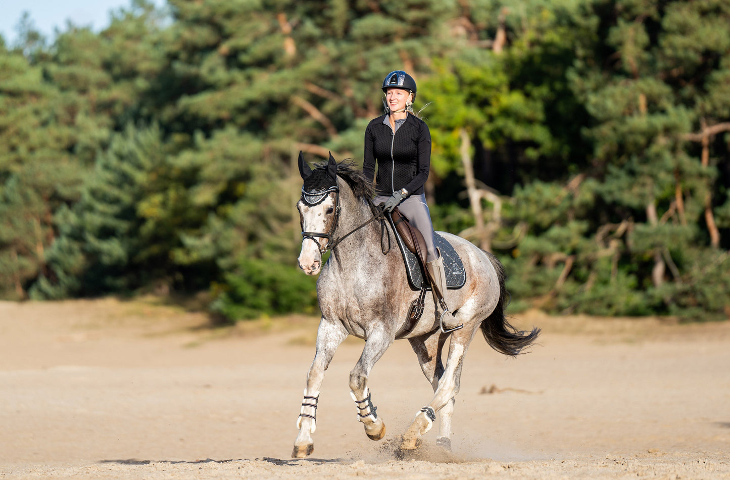 Stardust Grey Saddle Pad