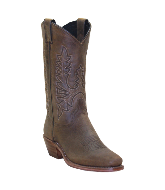 Ladies Abilene 11" Olive Brown Square Toe 9011