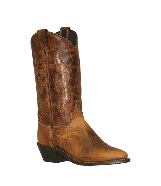 Ladies Abilene 11″ Antiqued Brown Cowhide Boot