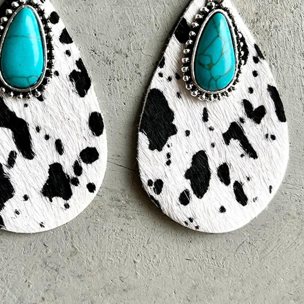 Turquoise Teardrop Earrings - 3 Styles
