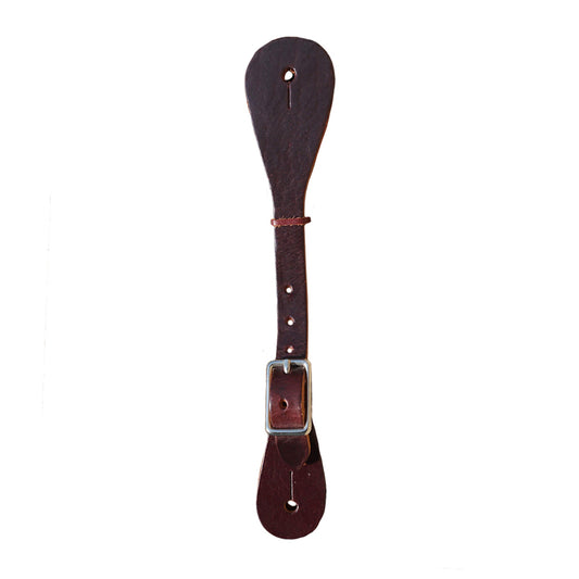 370-L Ladies and kid's spur straps latigo leather