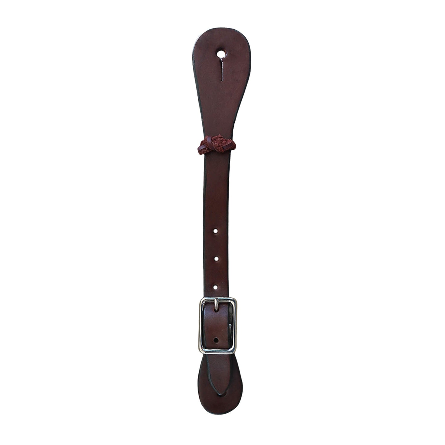 387-CH Men's spur straps chocolate leather