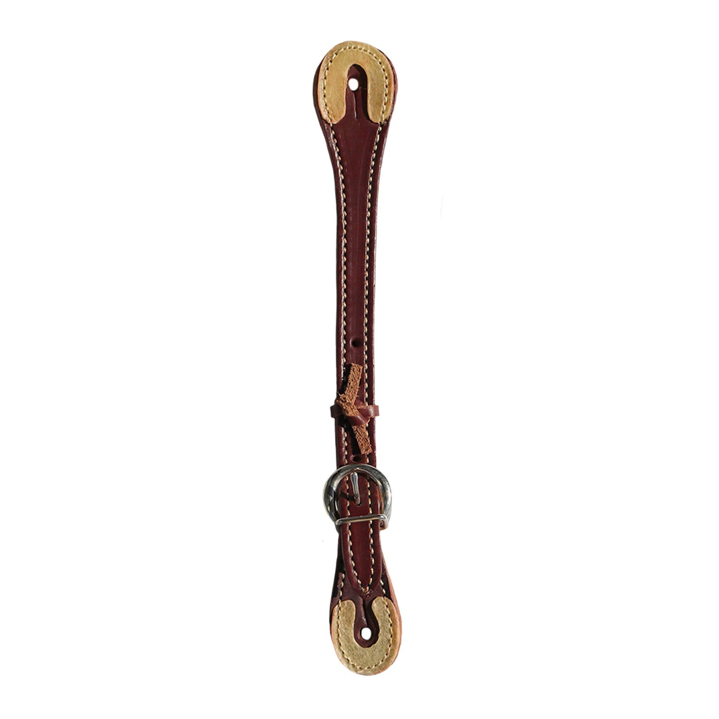 390-L Men's spur straps latigo leather with rawhide tips