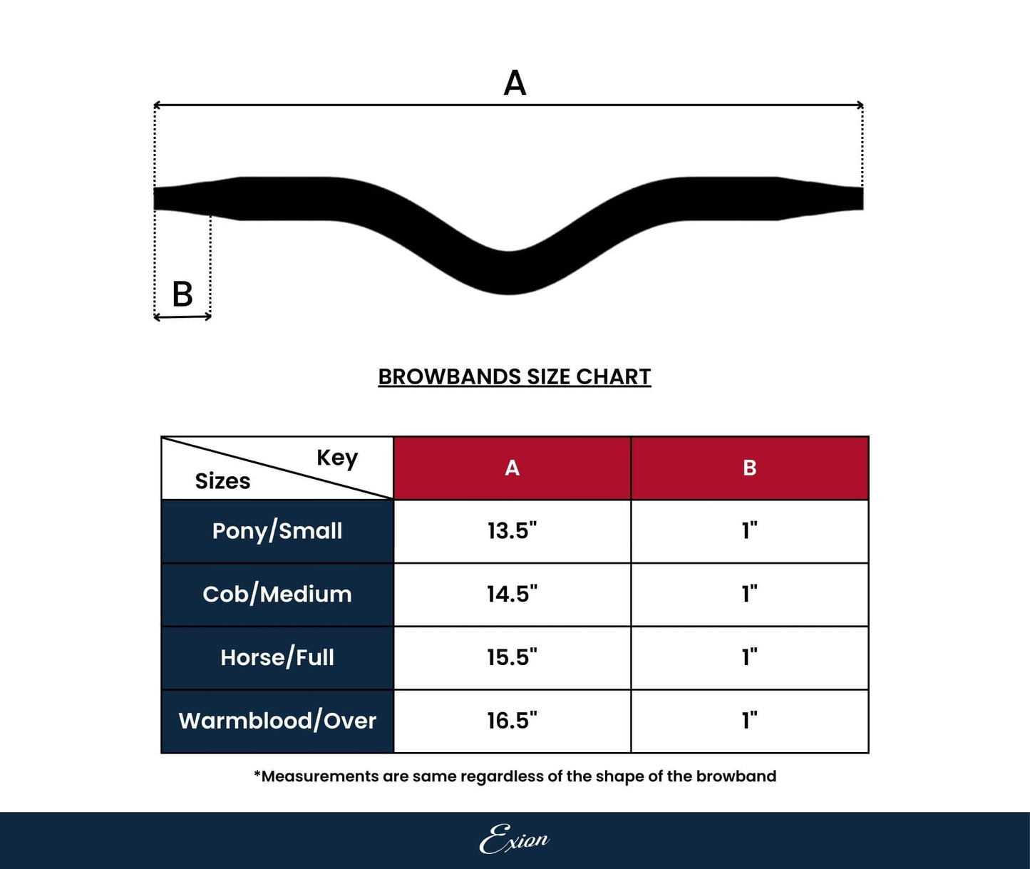 ExionPro Designer Red, Blue & White linked Crystal Browband