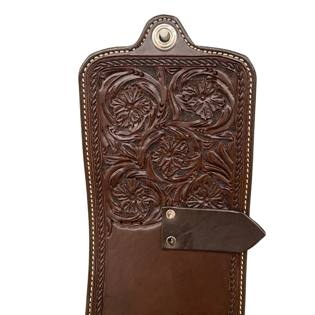 Chocolate Floral Buckle Holder