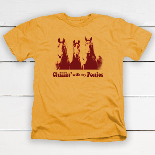 Chillin' With My Ponies Youth T-Shirt