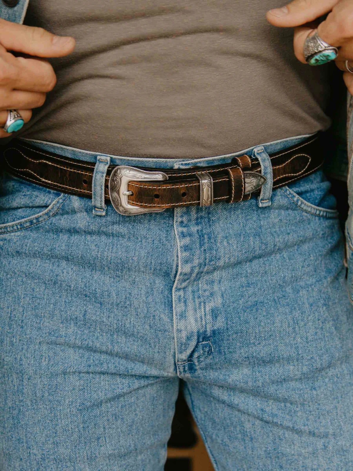 Lejon - 1-1/2" Wide Crazy Ranger Belt