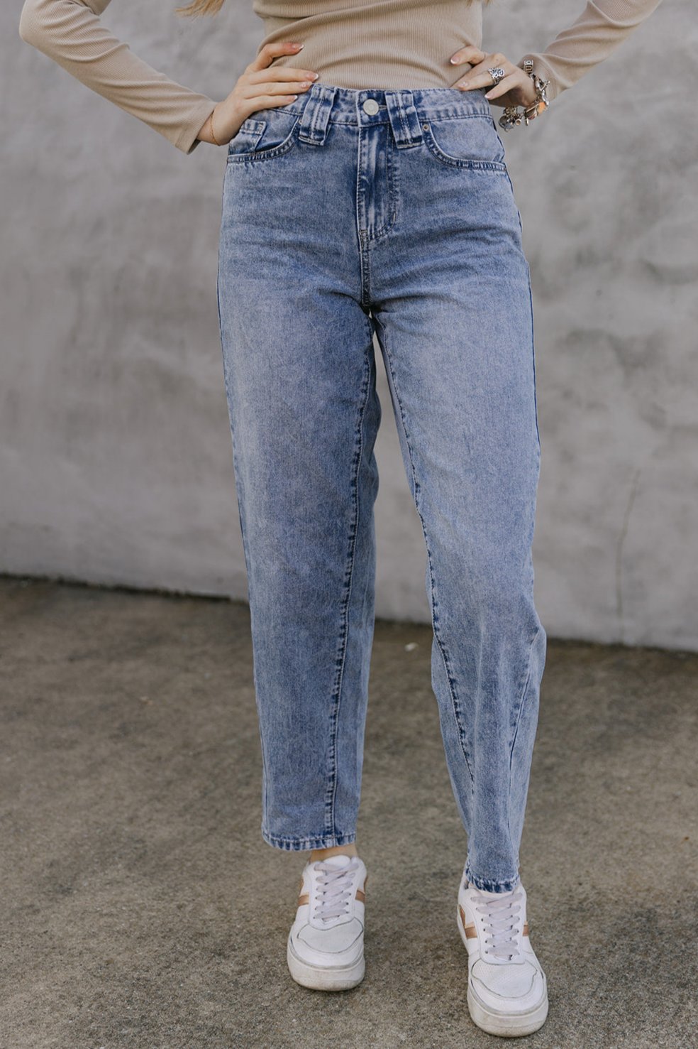 The Brielle Barrel Jean