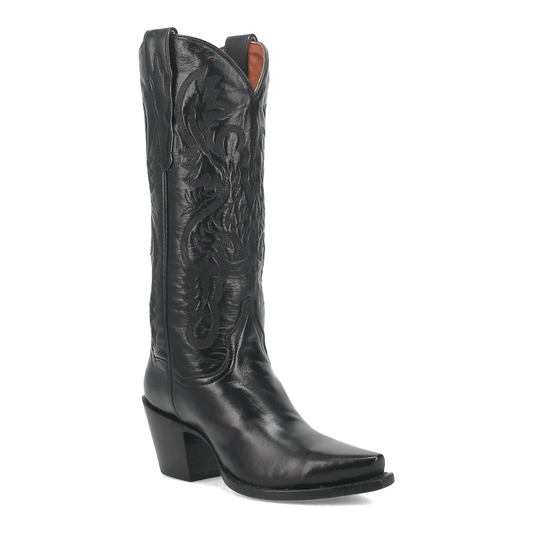 Women's Black Leather Boots - Maria by Dan Post