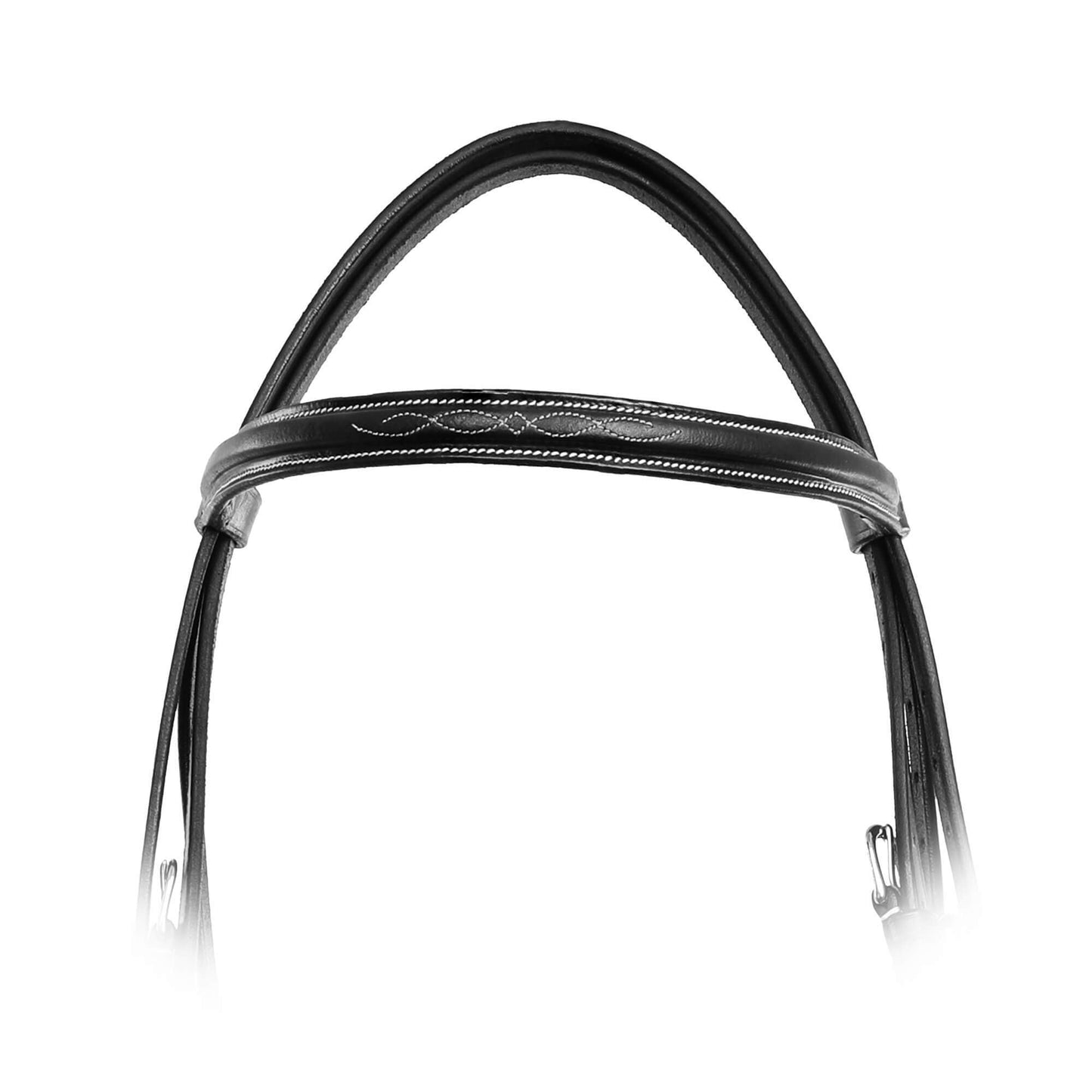 ExionPro Affordable Traditional Fancy Raised Figure 8 Bridle With Laced Reins