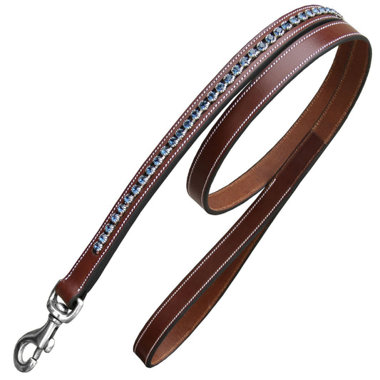 ExionPro Dark Blue Bling Dog Leash