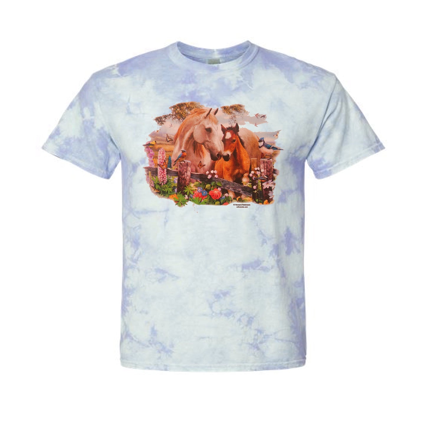 Equine Art Youth Tie Dye T-Shirt