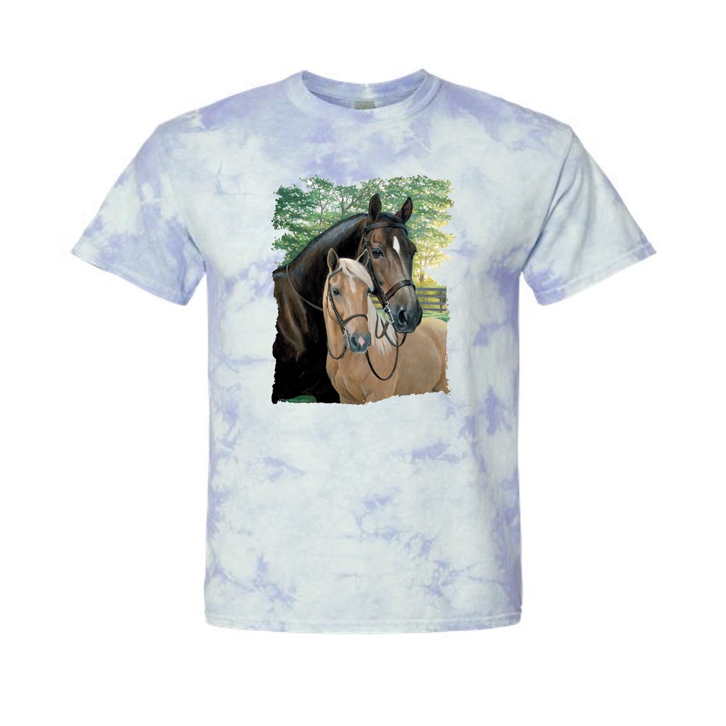 Equine Art Youth Tie Dye T-Shirt