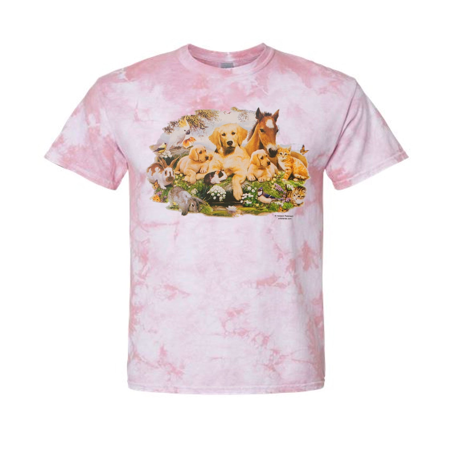 Equine Art Youth Tie Dye T-Shirt