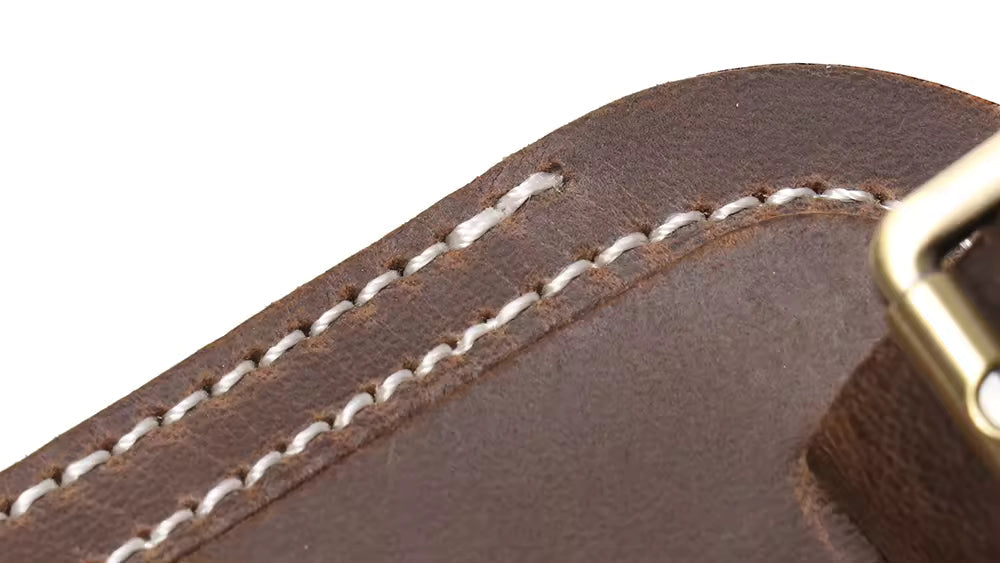 Full Grain Leather Luggage Tag