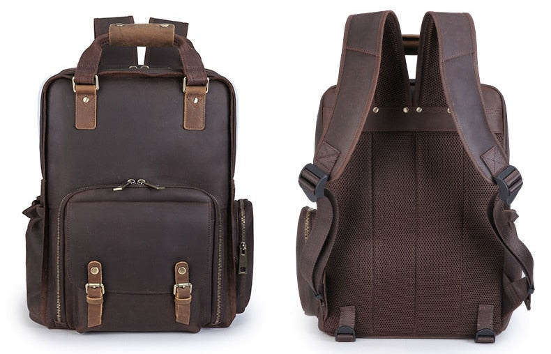 camera backpacks genuine leather The Gaetano