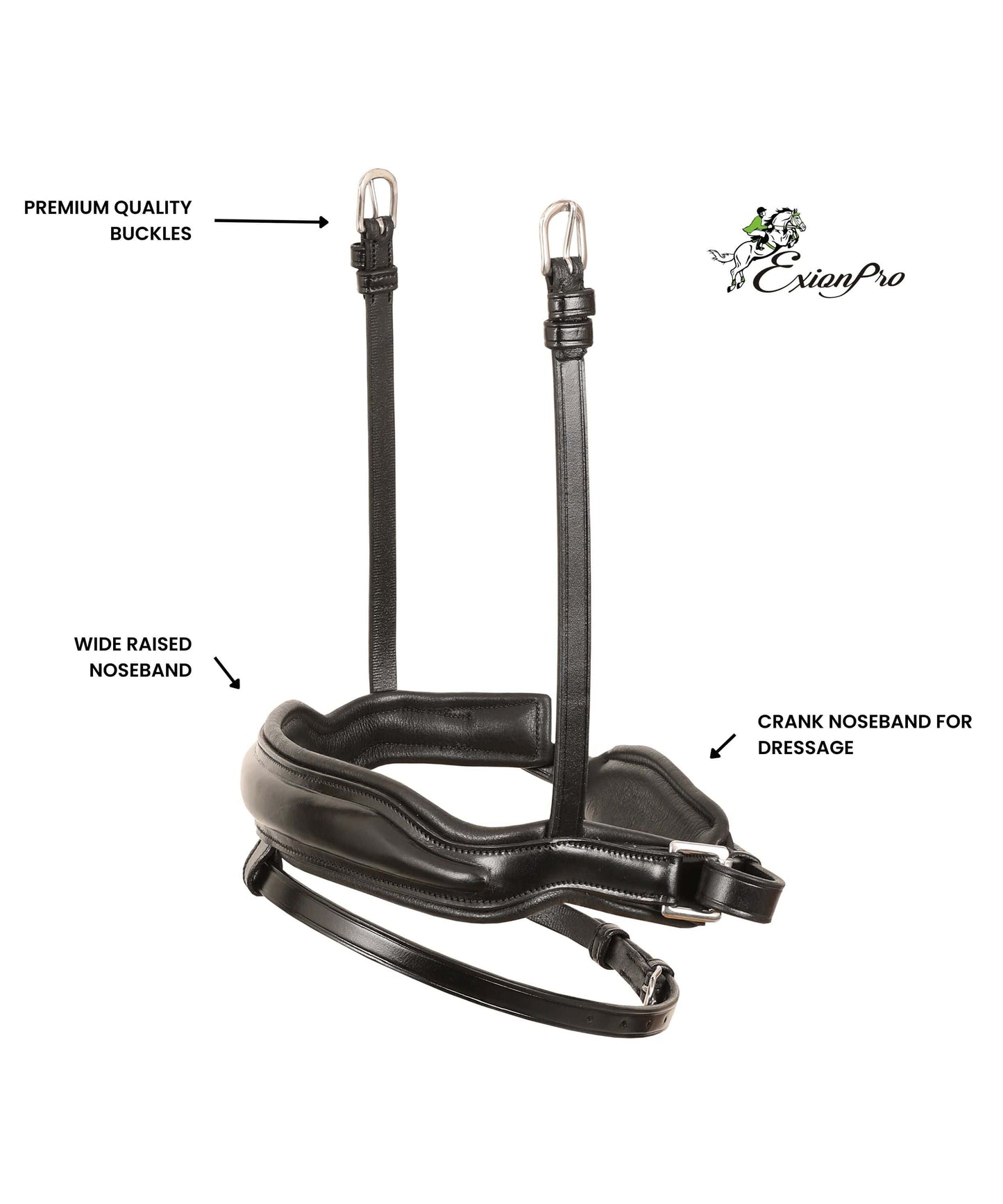 Replacement Noseband of ExionPro 'Leo' Classic Dressage Bridle