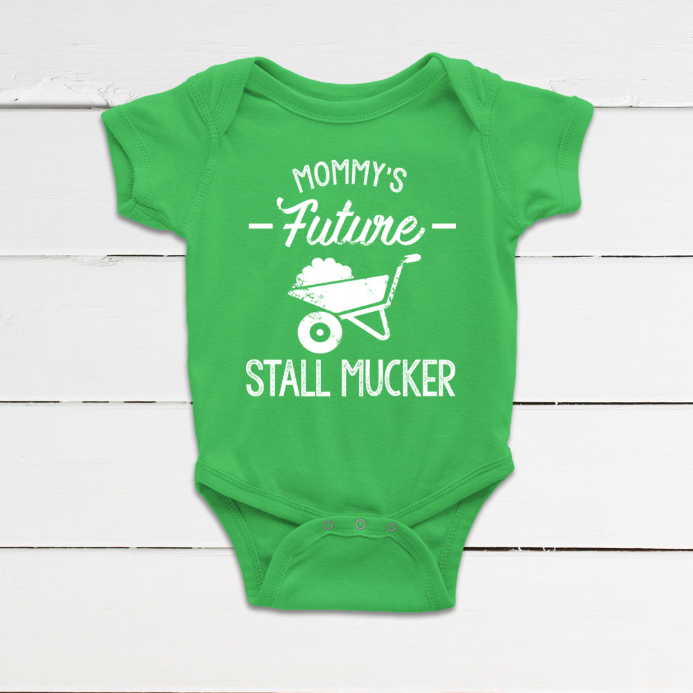 Mommy's Future Stall Mucker Baby Bodysuit